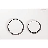 Geberit 21301 1 Omega20 115.085.KJ1-Pulsador- color cromado- Omega 20 – blanco-cromo